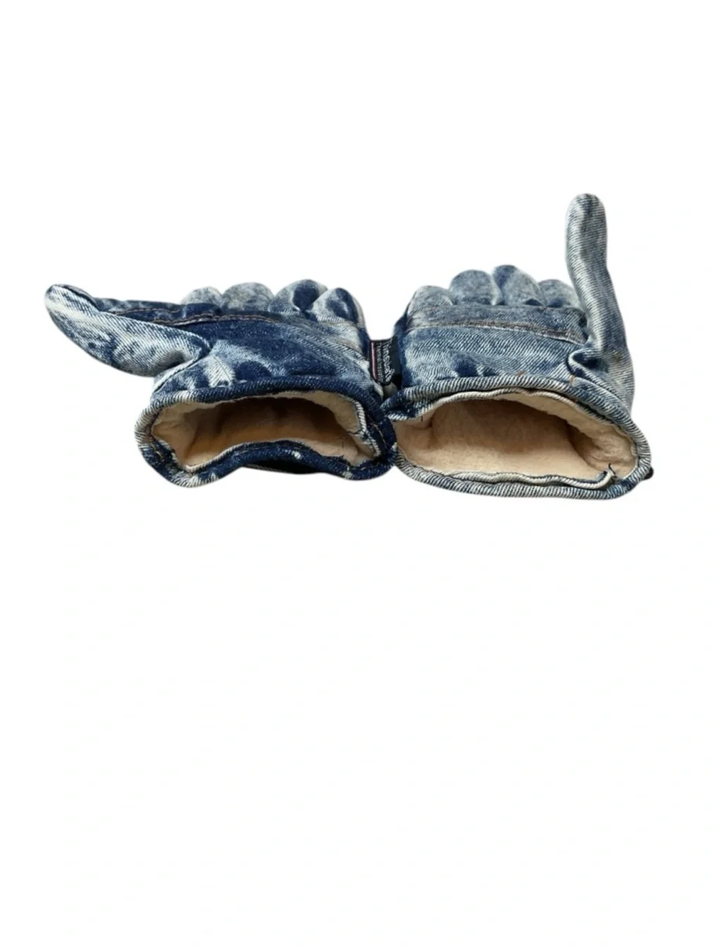 Spalding Denim Thinsulate Insulated Gloves Blue Jean Workwear Winter Gloves